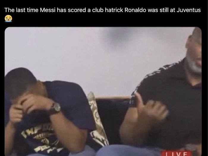 Meme Ronaldo vs Messi