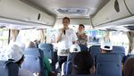 Momen Pelepasan Mudik Ratusan Tenaga Pengecatan dan Kontraktor