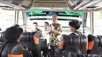 Pada kegiatan mudik gratis tahun ini Hafisz dan Rasyid menyediakan 9 unit bus dengan fasilitas AC dan akomodasi buka puasa dan sahur selama perjalanan.