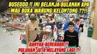 Beberapa bulan lalu, Nikita  juga tampak memborong produk makanan di AEON Mall BSD City. Bersama sang anak, Nikita berbelanja hingga 5 troli. Foto: YouTube Crazy Nikmir Official