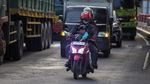 Pemudik Motor Mulai Lintasi Jalur Pantura