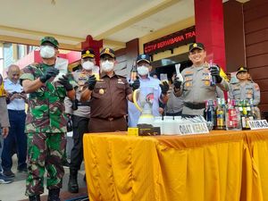 Ini Daftar Hasil Operasi Pekat 2024 yang Dimusnahkan Polres Probolinggo