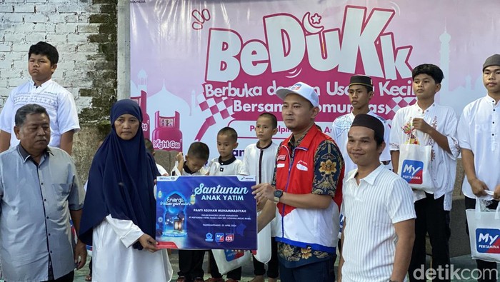Pertamina Patra Niaga Sumbagsel menggelar progam Berbuka di Usaha Kecil bersama Komunitas (BEDUK)