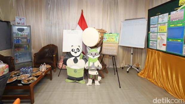 Polsek Mampang Prapatan mendirikan pos pengamanan mudik Lebaran yang ramah anak.