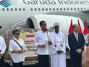 Jokowi Lepas Bantuan Obat-obatan dan Alkes ke Sudan-Palestina Senilai Rp 30 M
