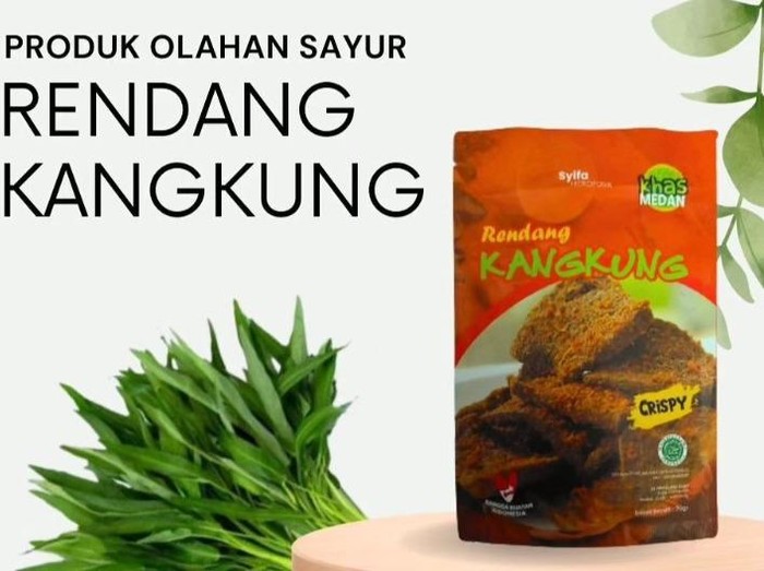 Rendang kangkung hidroponik (Dok.Syifa Hidroponik)