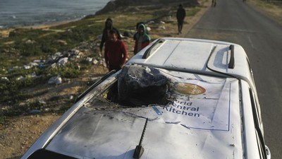 Rudal Israel yang Tewaskan 7 Relawan Internasional Pembawa Makanan di Gaza