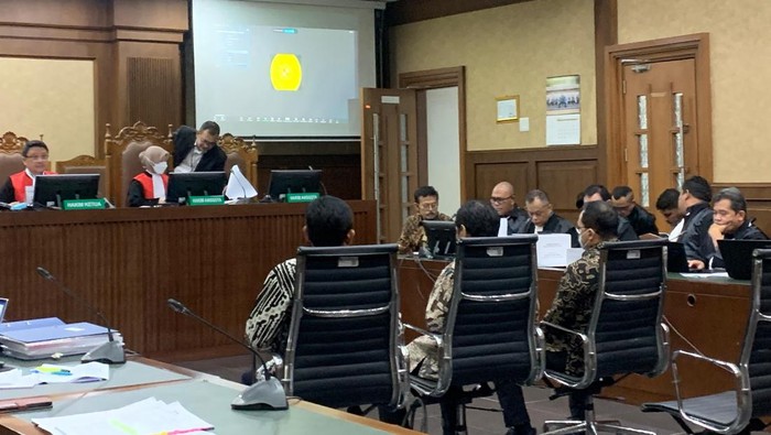 Sidang pemeriksaan saksi untuk terdakwa Syahrul Yasin Limpo (3/4/2024).