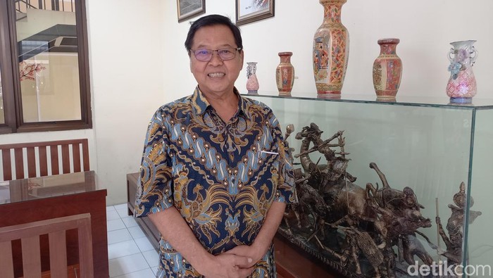 Sumartono Hadinoto saat ditemui di Gedung PMS, Rabu (3/4/2024).