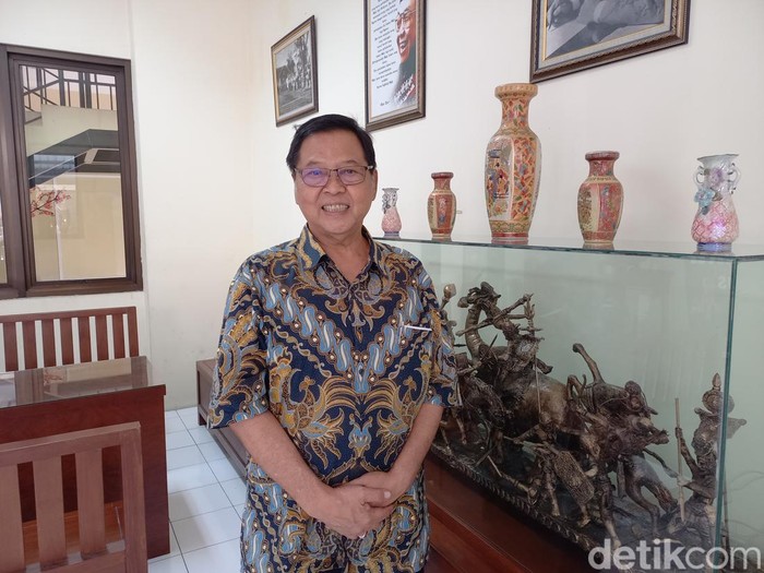 Sumartono Hadinoto saat ditemui di Gedung PMS, Rabu (3/4/2024).