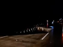 Curah Hujan Tinggi Diduga Jadi Penyebab Tol Bocimi Longsor
