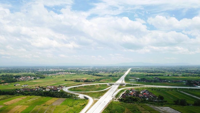 Tol fungsional Solo-Jogja sepanjang 22 kilometer siap dioperasikan untuk arus mudik 2024. Foto diunggah Rabu (3/4/2024).