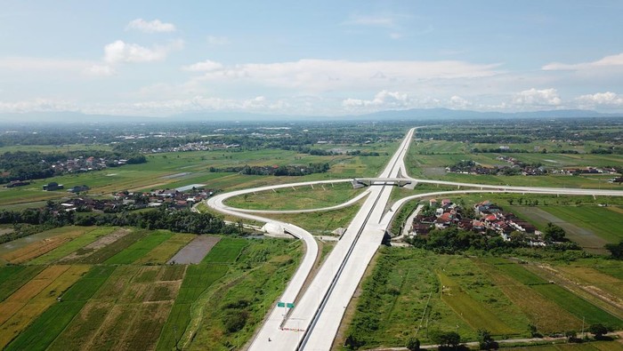 Tol fungsional Solo-Jogja sepanjang 22 kilometer siap dioperasikan untuk arus mudik 2024. Foto diunggah Rabu (3/4/2024).