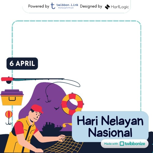 Twibbon Hari Nelayan Nasional 2024