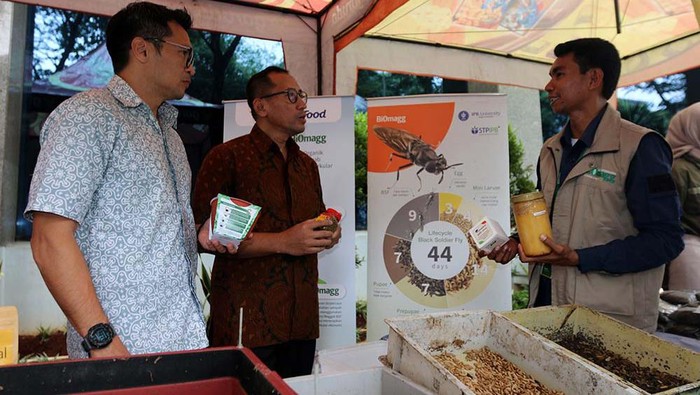 Ubah Sampah Menjadi Peluang Bisnis Melalui Maggot Garudafood menggandeng Biomagg menyelenggarakan edukasi dan pelatihan kepada karyawan untuk mengelola sampah rumah tangga organik dengan metode biokonversi maggot.