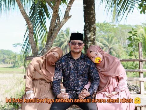 Viral curhat istri pertama mengantar suaminya untuk menikah lagi dengan wanita lain.Dok. TikTok @ginaagustin31.