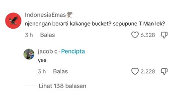 Segala hal ditanya netizen Indonesia yang super kepo, pakai bahasa Jawa pula. Foto: Screenshot/TikTok