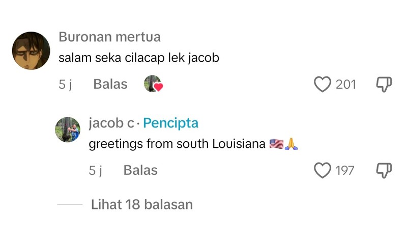 Viral di TikTok, Nelayan AS Balas Komentar Netizen Pakai Bahasa Daerah
