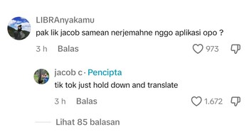 Jawaban Cortez kenapa bisa membalas komentar netizen. Foto: Screenshot/TikTok