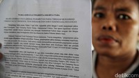 Munijah istri dari Furqan menyebut penangkapan paksa suaminya karena tidak datang panggilan kedua polisi.  