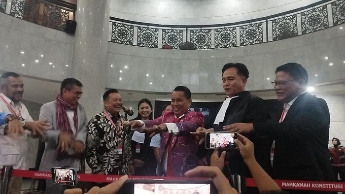 Anggota Tim Hukum Prabowo-Gibran, Hotman Paris (Belia-detikcom)