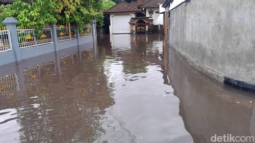 Banjir di Denpasar, Kamis 4 April 2024.