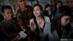 Ekspresi Sandra Dewi Usai Diperiksa Kejagung