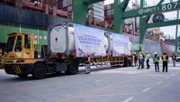 Ia mengatakan, pada pelepasan ekspor perdana ini dilakukan pengiriman etanol 95% sebanyak 47.000 liter dari total ekspor sebanyak 235.000 liter. Jumlah tersebut dikirimkan secara bertahap dalam 6 kali pengiriman sampai dengan Desember 2024. 