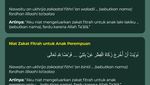 Niat Zakat Fitrah untuk Diri Sendiri, Istri, Anak, dan Keluarga