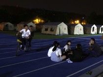 Korban Gempa Taiwan Dievakuasi ke Tenda Pengungsian