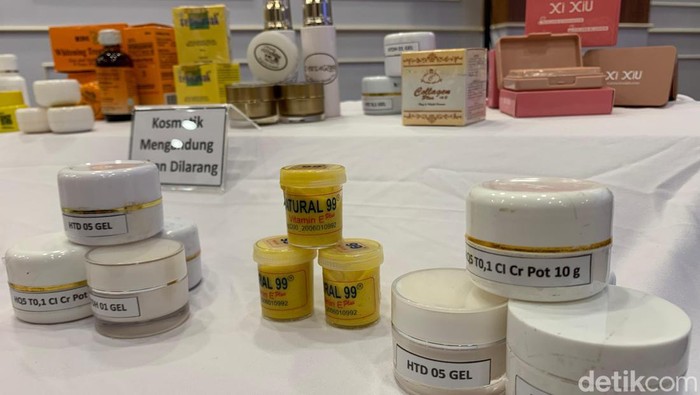 BPOM RI menemukan puluhan ribu kosmetik maupun skincare berbahaya
