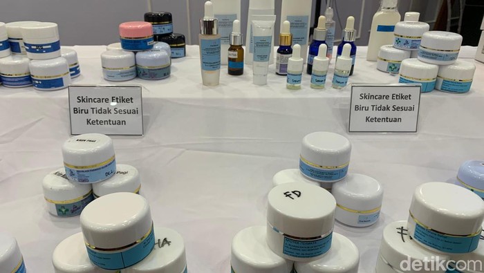 BPOM RI menemukan puluhan ribu kosmetik maupun skincare berbahaya