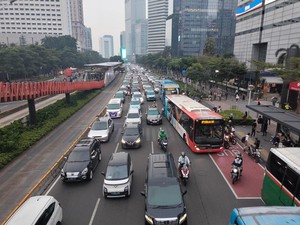 Jelang Aksi Unjuk Rasa, Polisi Siapkan Rekayasa Lalin di Sudirman-Thamrin