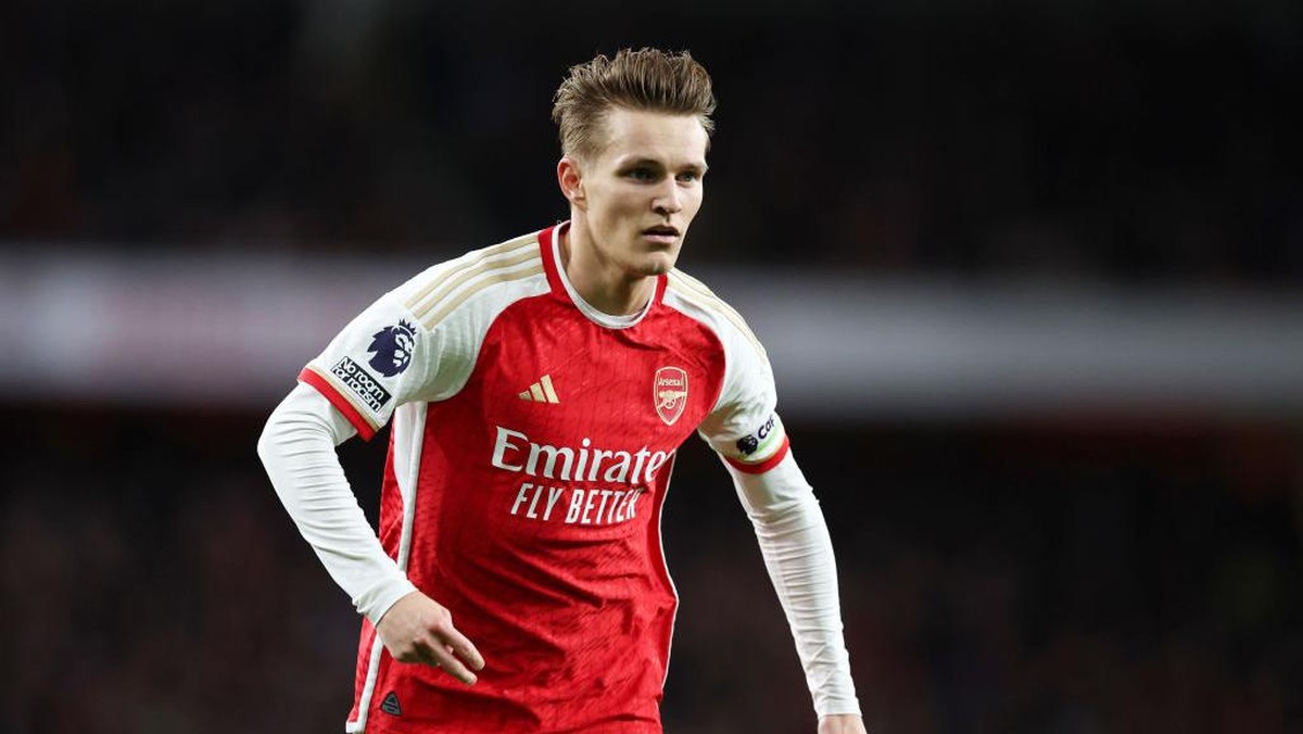 Martin Odegaard belum fit pekan ini. (Foto: Getty Images/Catherine Ivill - AMA)