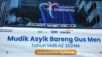Mudik gratis ini dengan tujuan Pulau Jawa dan Lampung.