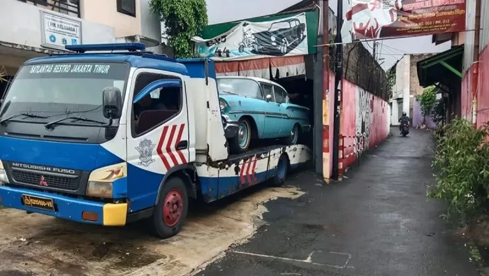 Mobil Chevrolet Biscayne milik Andhi Pramono yang disita KPK