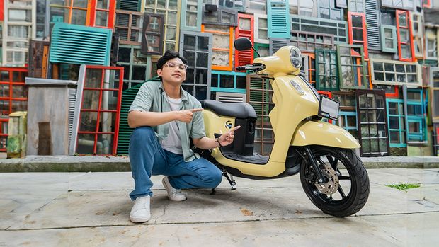 Pilihan warna baru motor Classy Yamaha