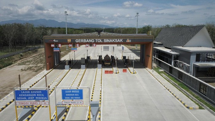 Potret gerbang tol Sinaksak. (Dok HK)