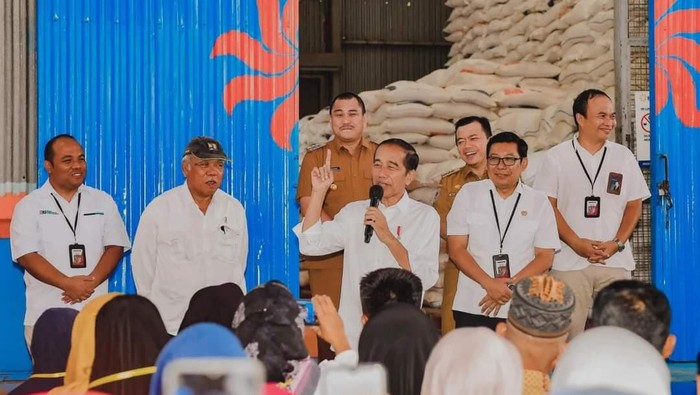 Presiden Jokowi di Bungo.