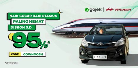 Promo Gojek dan Whoosh