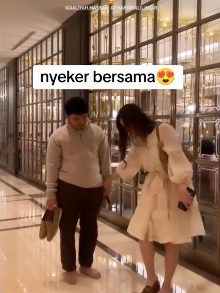 Thariq Halilintar dan Aaliyah Massaid