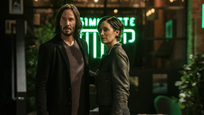 The Matrix: Resurrection Cuplikan adegan dalam film The Matrix: Resurrection.