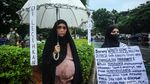 Aksi Bela Palestina di Depan Kedubes Amerika Serikat