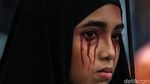 Aksi Bela Palestina di Depan Kedubes Amerika Serikat