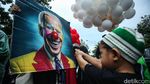 Aksi Bela Palestina di Depan Kedubes Amerika Serikat