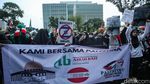Aksi Bela Palestina di Depan Kedubes Amerika Serikat