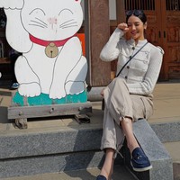 Selama di Jepang Anya terlihat mengunjungi berbagai tempat wisata. Ekspresi bahagia pun jelas terpanncar di wajah Anya. Foto: dok. Instagram/@anyageraldine