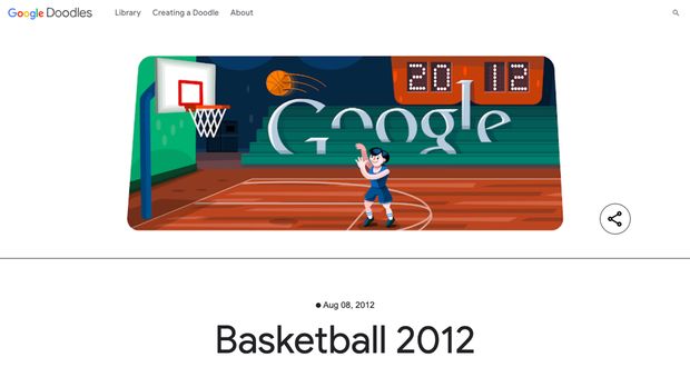 Game Google, Basketball 2012.