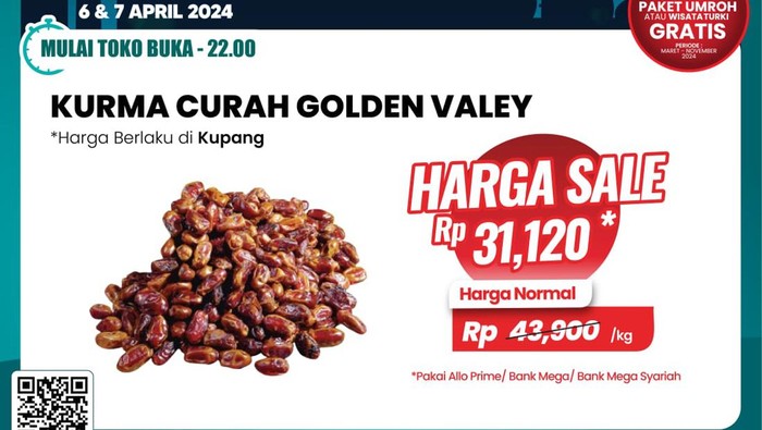 Beli Kurma di Transmart Full Day Sale Cuma Rp 30 Ribuan, Yuk Serbu!
