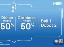 Lebaran Pakai BRI Banyak Promonya, Diskon & Cashback hingga 50 Persen